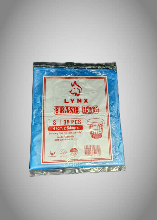 Beg Sampah Ekonomi Garbage Bag S Size 47x54cm - 30pcs (1 paket)