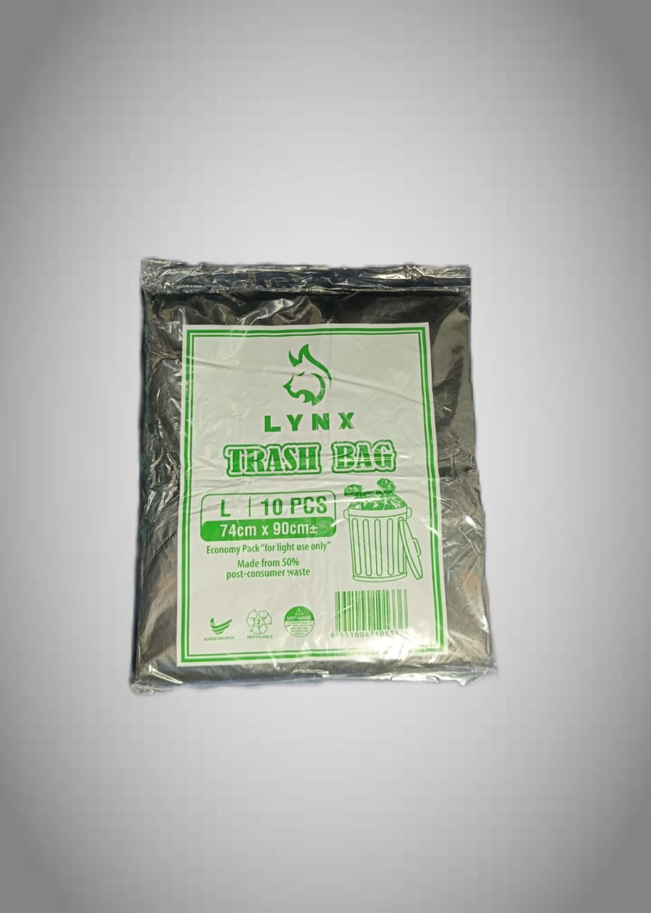 Beg Sampah Ekonomi Garbage Bag L Size 74x90cm - 10pcs (1 paket)